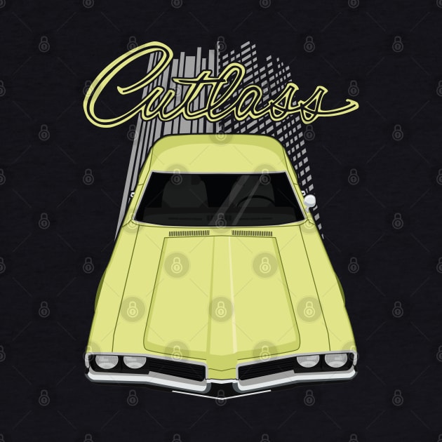 Oldsmobile Cutlass 1969 - yellow by V8social
